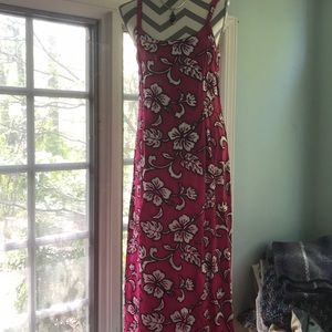 Hawaiian Flowered Dress